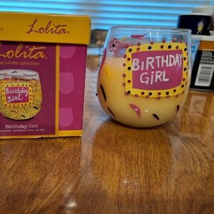 Lolita Happy Birthday candle